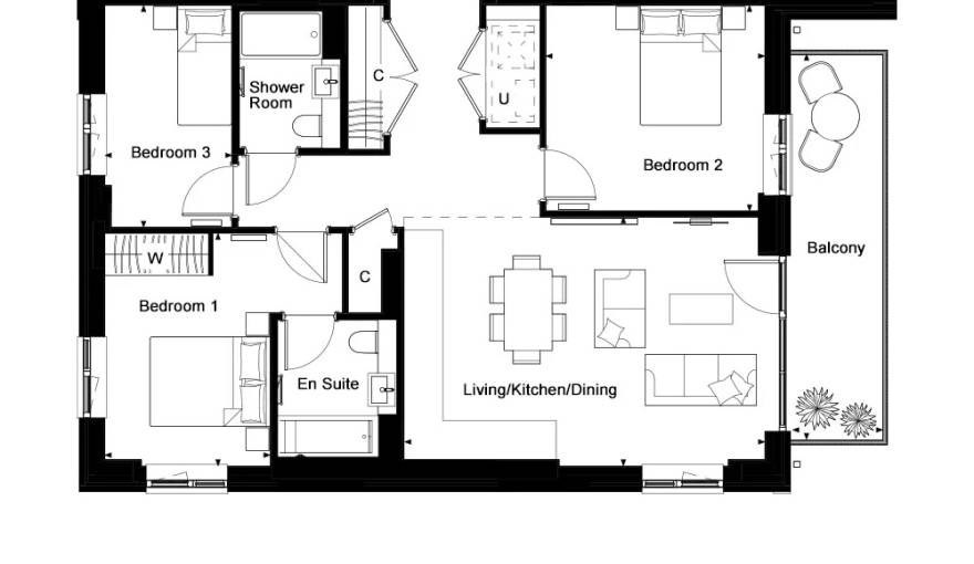 Plans Lombard Square