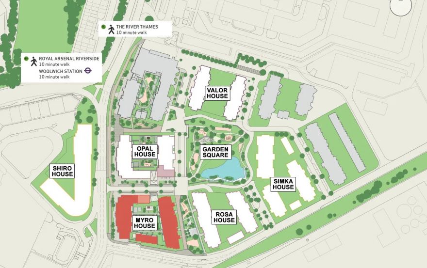 Site plan – Lombard Square