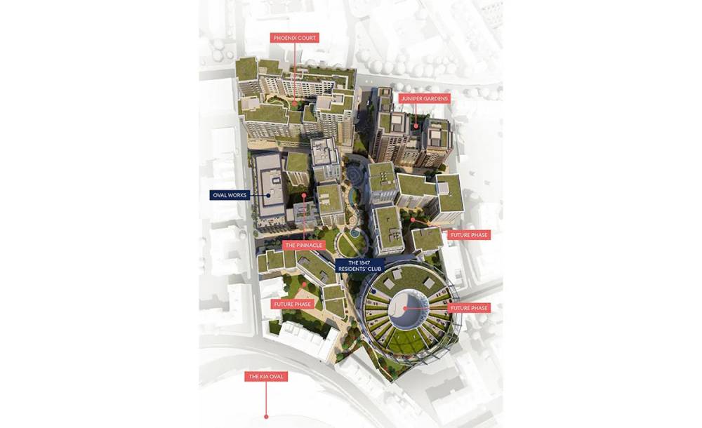 Site plan Oval Village#