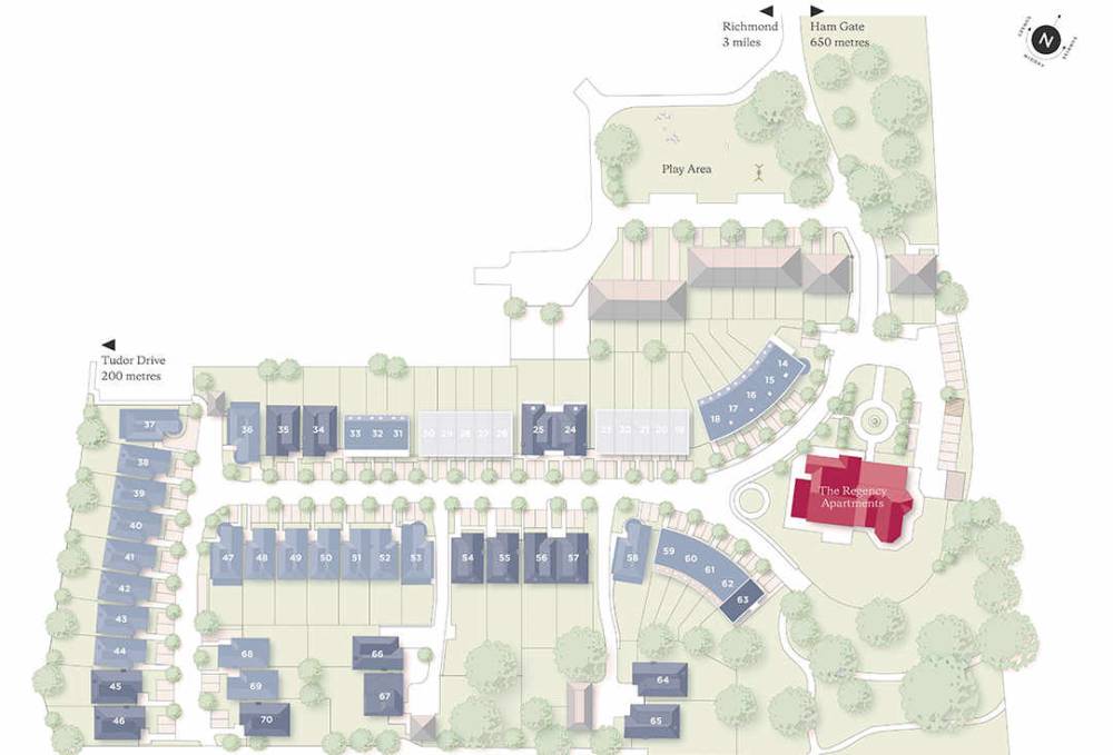 Site plan Richmond Chase#