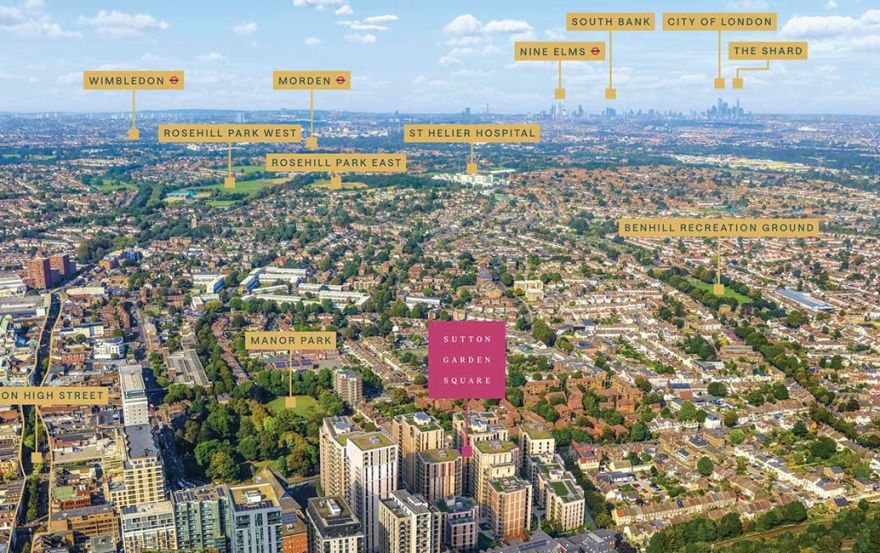 Site plan – Sutton Garden Square