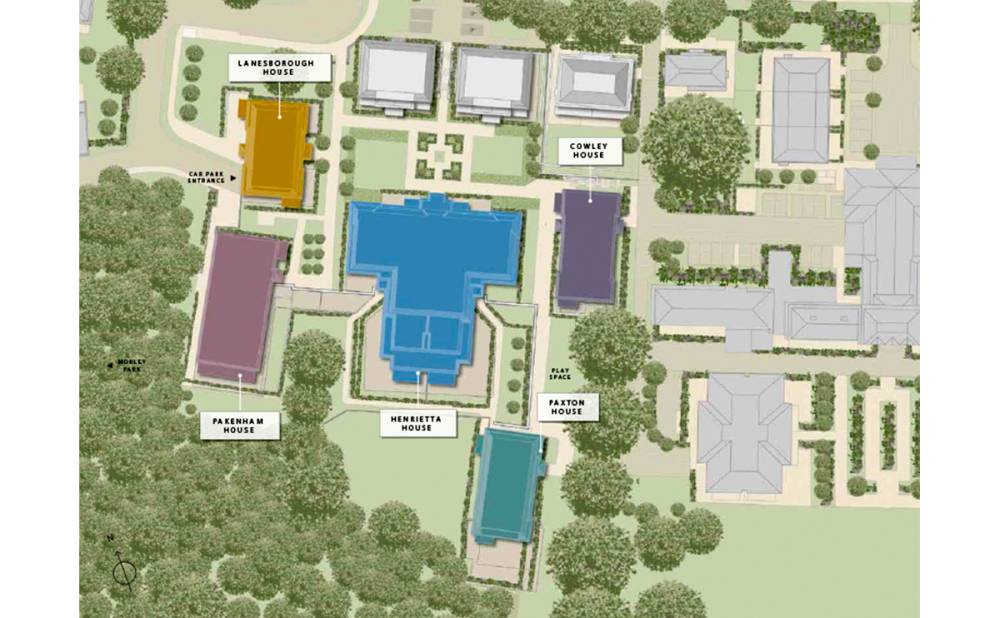 Site plan The Mansions (Wimbledon Hill Park)#