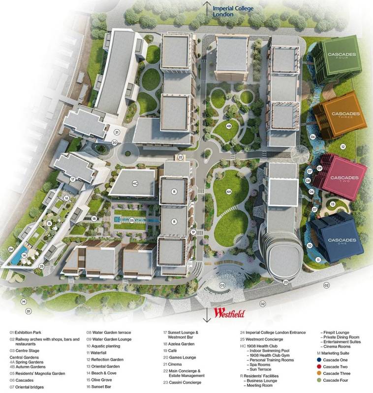 Site plan White City Living#