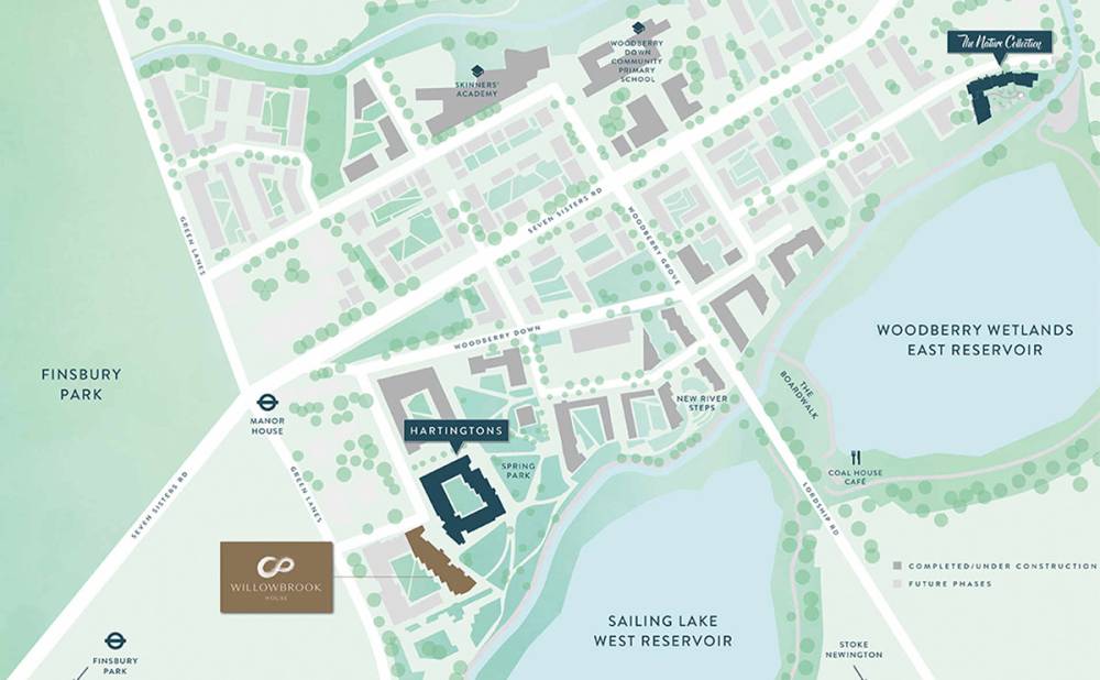 Site plan Woodberry Down#