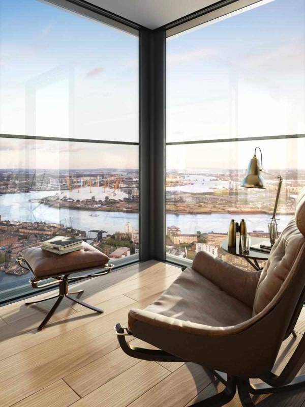 Interior design – South Quay Plaza#