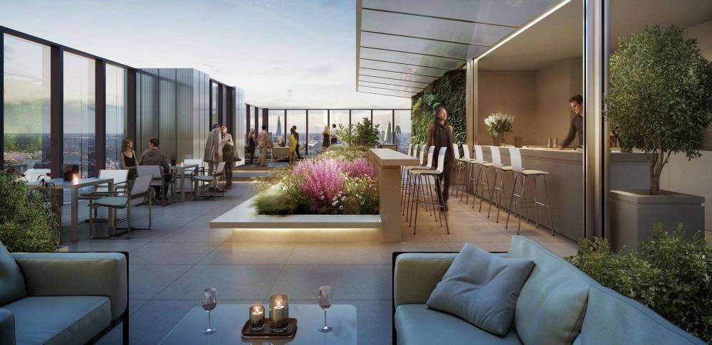 Interior design – South Quay Plaza#