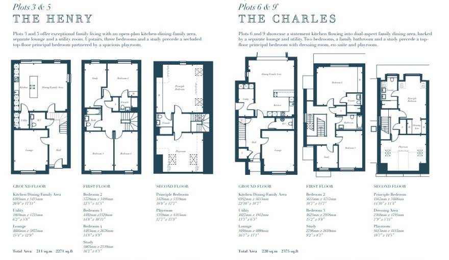 Plans Ridgemount Gardens