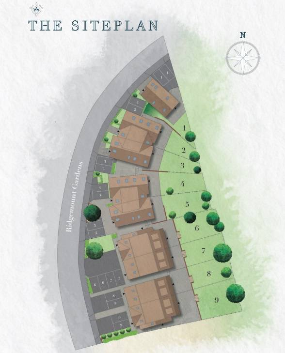 Site plan Ridgemount Gardens#