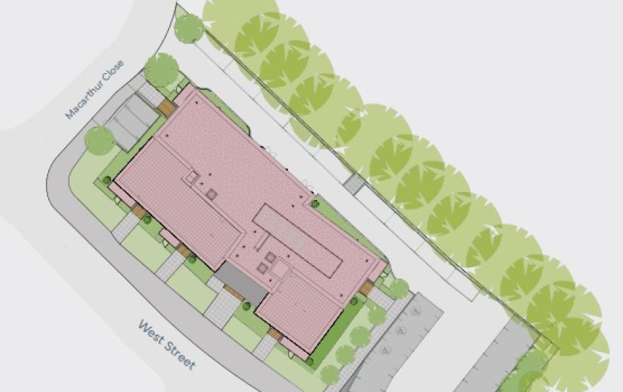 Site plan – Riverside West