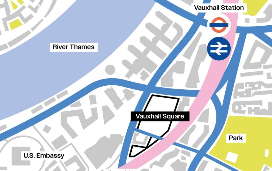 Site plan – Vauxhall Square