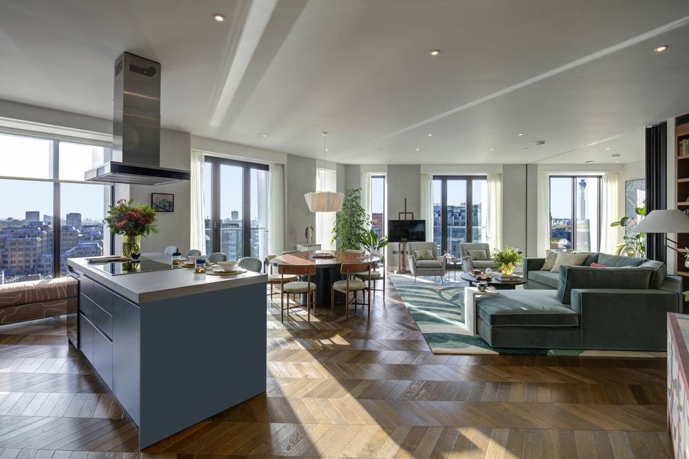 Interior design – Parker Tower (Hexagon Apartments)#