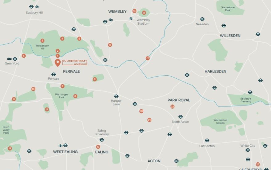 Site plan – Buckingham Avenue