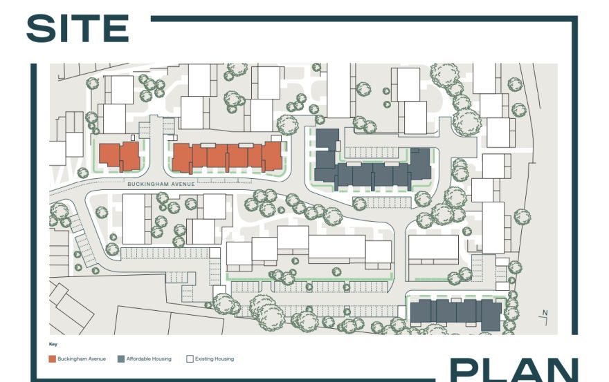 Site plan – Buckingham Avenue