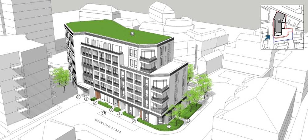 Site plan Grinling Place#