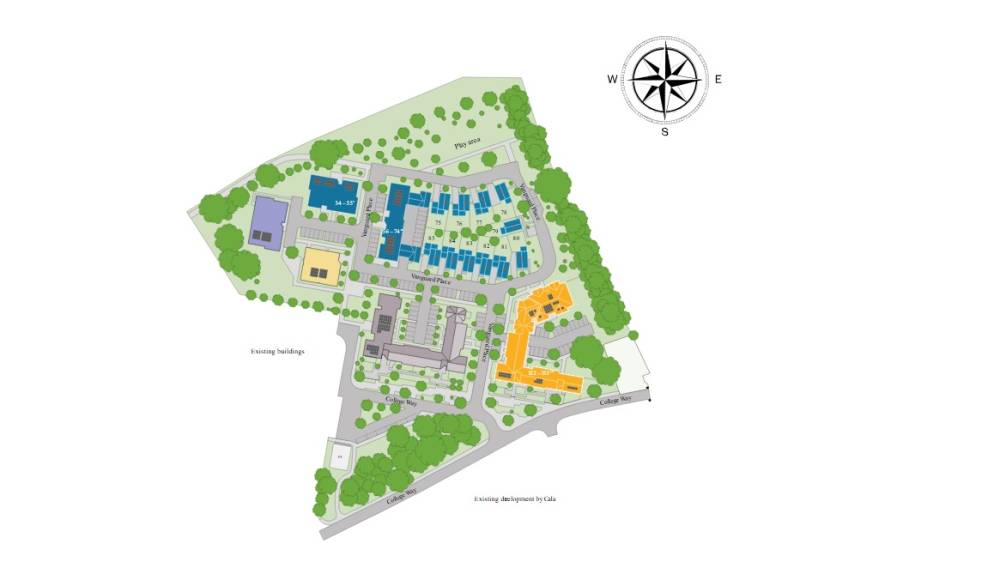 Site plan Brooklands Grove#