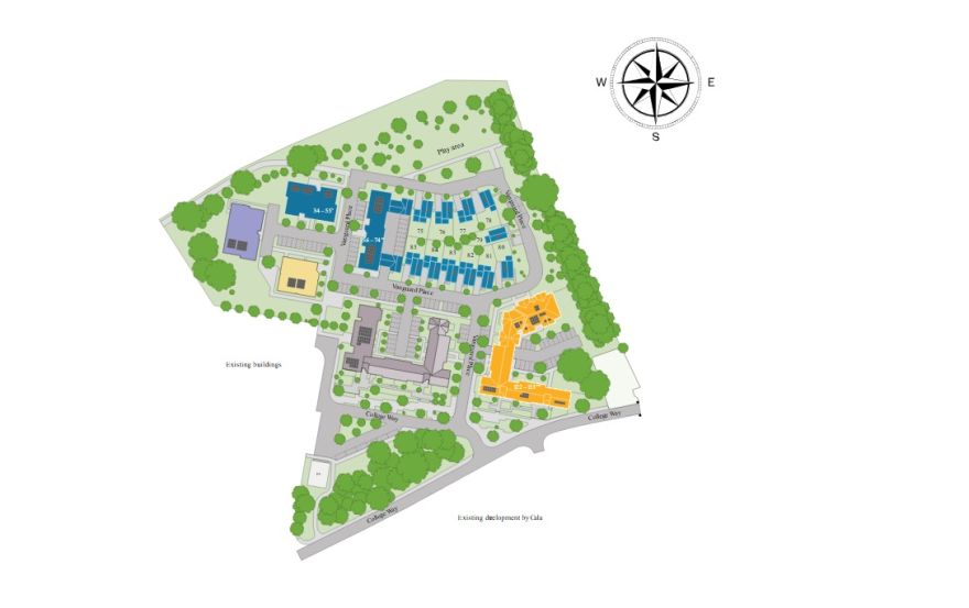 Site plan – Brooklands Grove