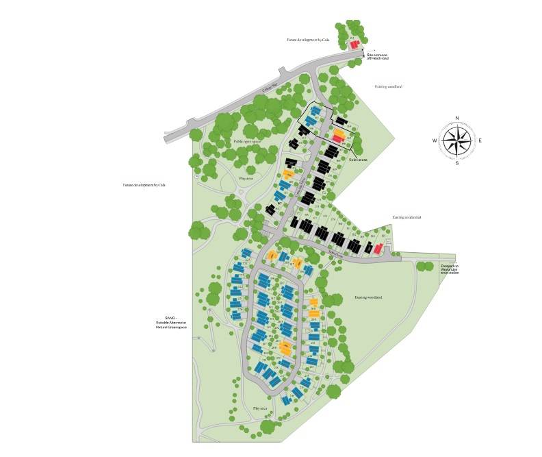 Site plan Brooklands Grove#