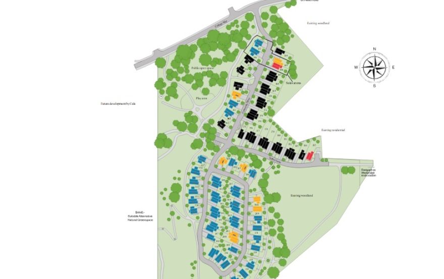 Site plan – Brooklands Grove