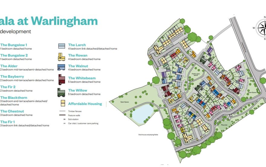 Site plan – Cala at Warlingham