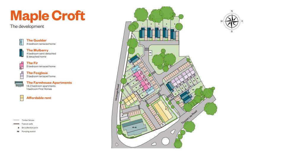 Site plan Maple Croft#