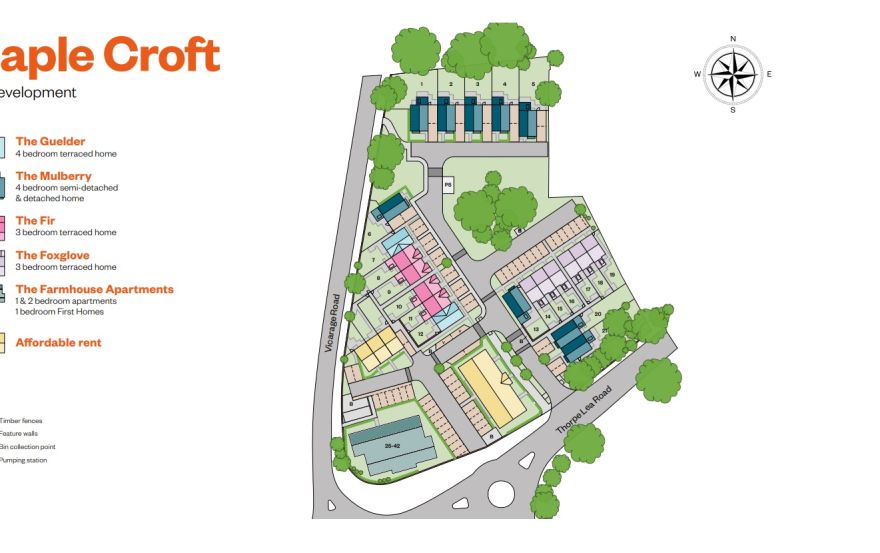 Site plan – Maple Croft