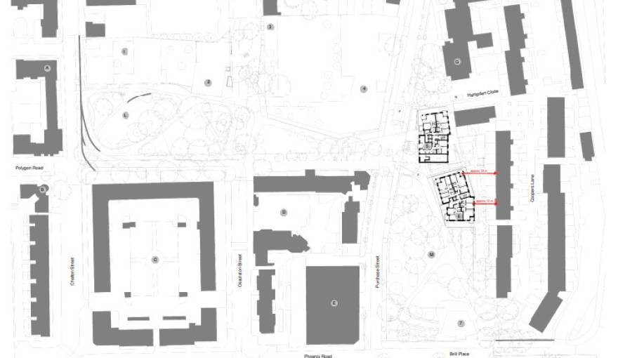 Plans Central Somers Town Plots 5 and 6