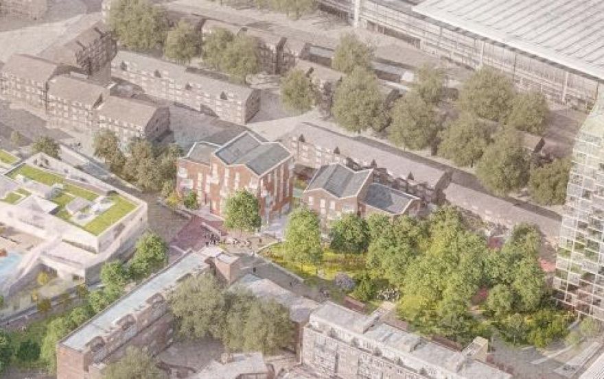 Site plan – Central Somers Town Plots 5 and 6