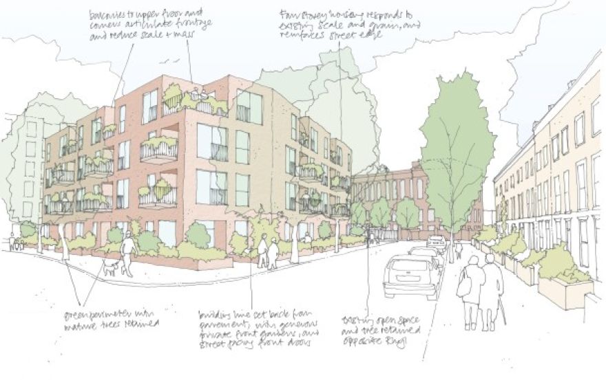 Site plan – West Kentish Road Estate