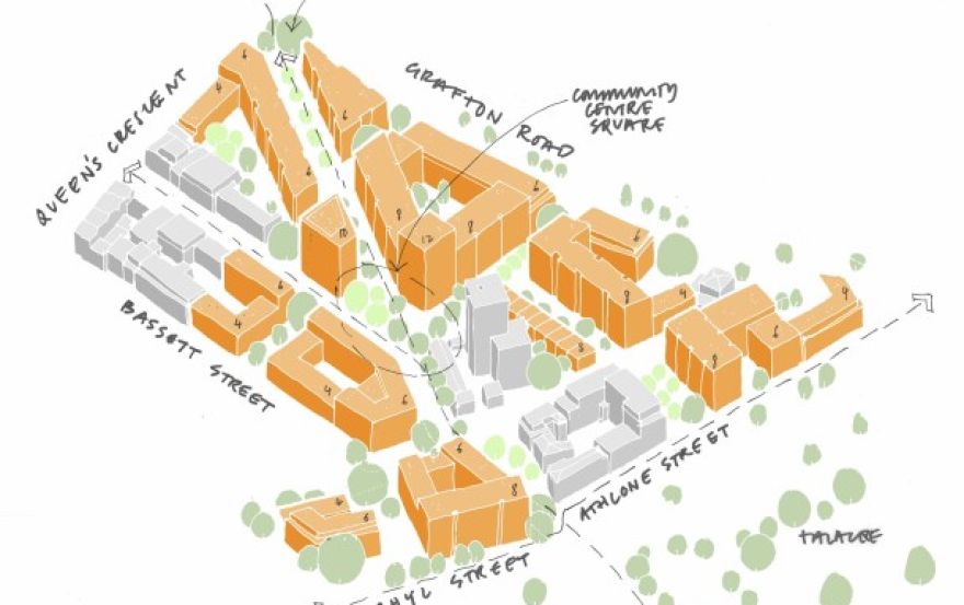 Site plan – West Kentish Road Estate