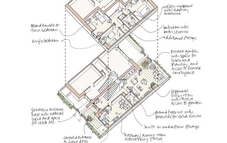 Site plan – West Kentish Road Estate