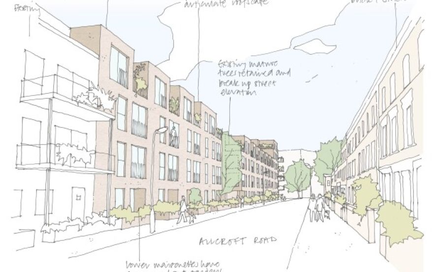 Site plan – West Kentish Road Estate