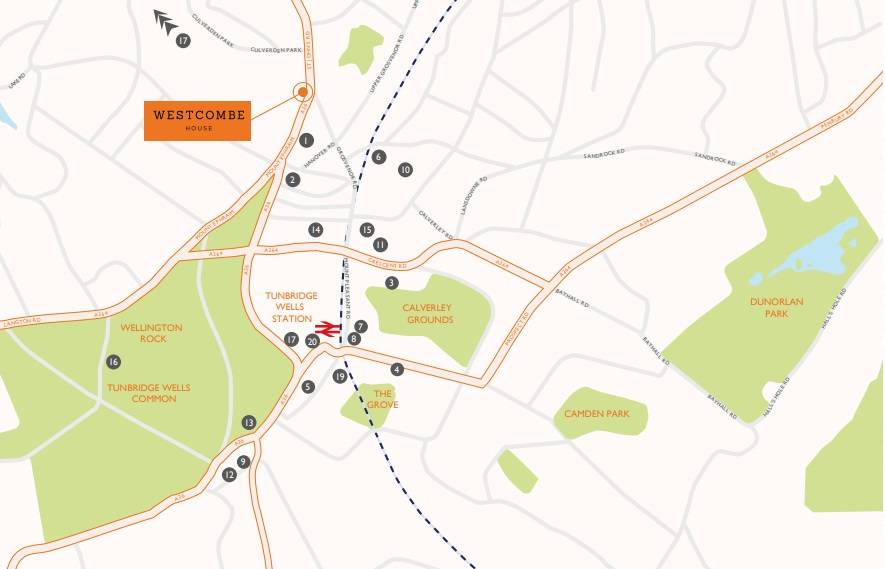 Site plan Westcombe House#