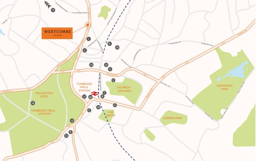 Site plan – Westcombe House