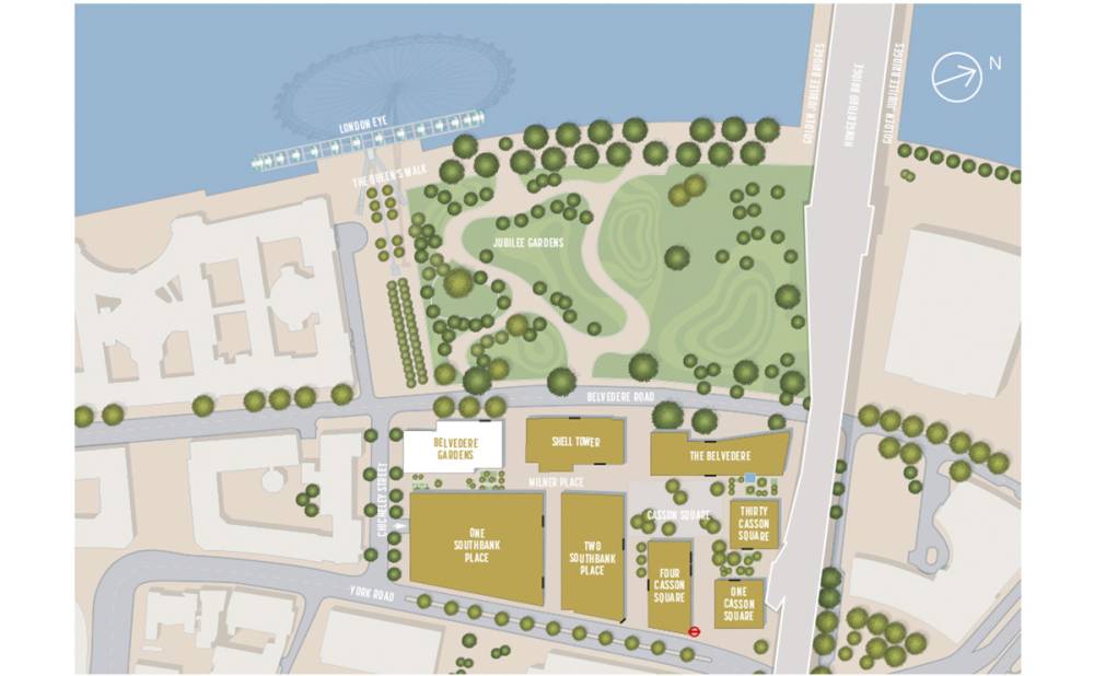 Site plan Southbank Place#
