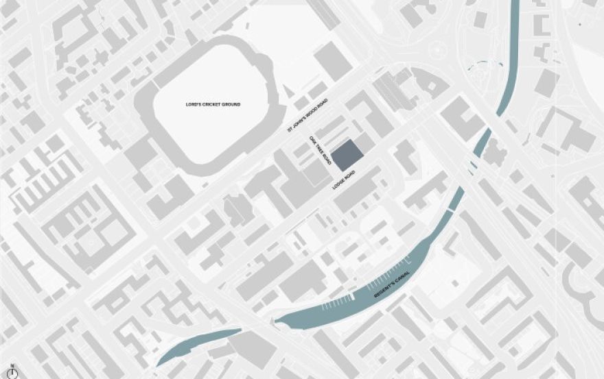 Site plan – Oak Tree House