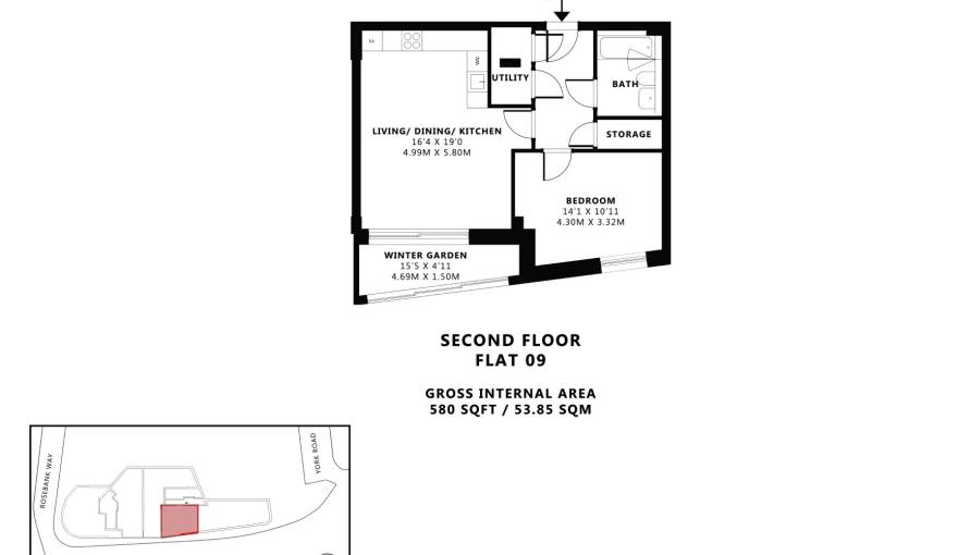 Plans Rosebank Way (The Mirador)