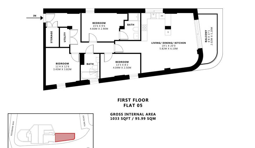 Plans Rosebank Way (The Mirador)