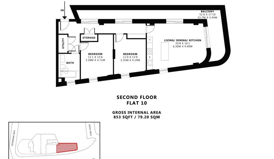 Plans Rosebank Way (The Mirador)