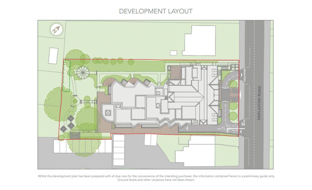 Site plan Ridgmount Apartments#