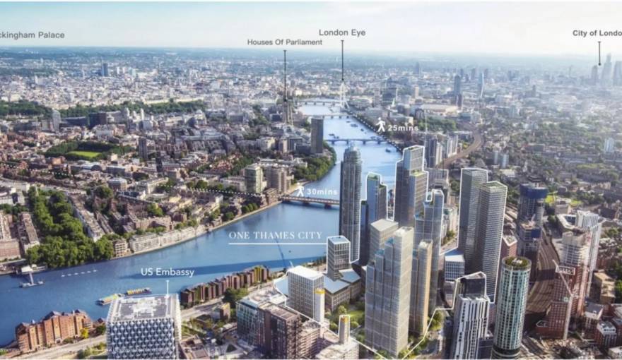 One Thames Quay Apartments in Isle of Dogs, E14 London