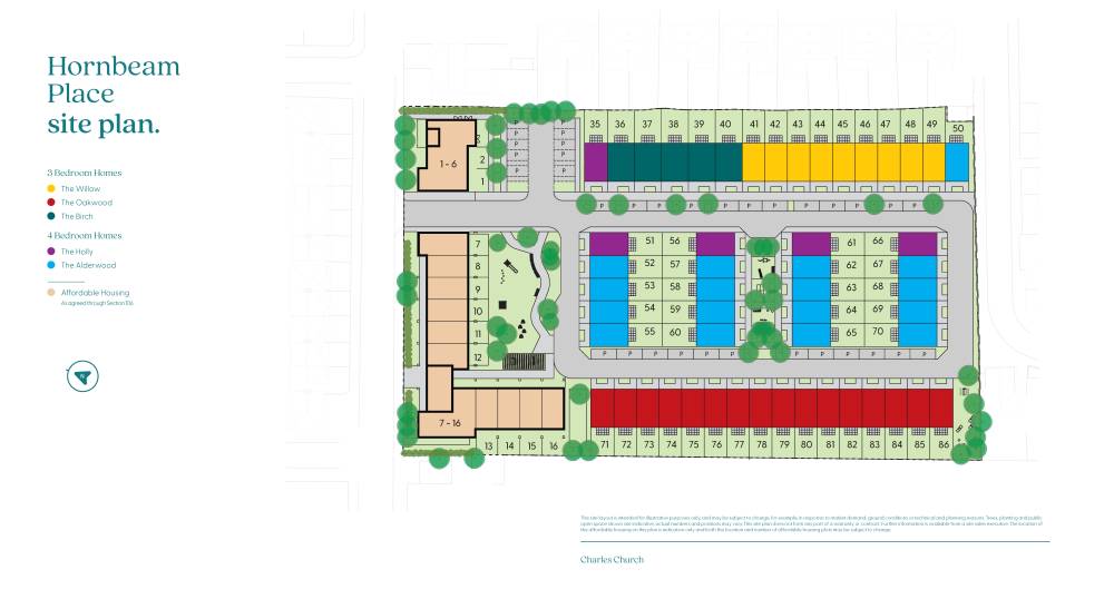 Site plan Hornbeam Place#