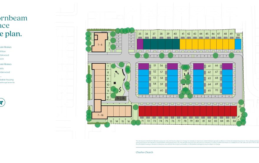 Site plan – Hornbeam Place
