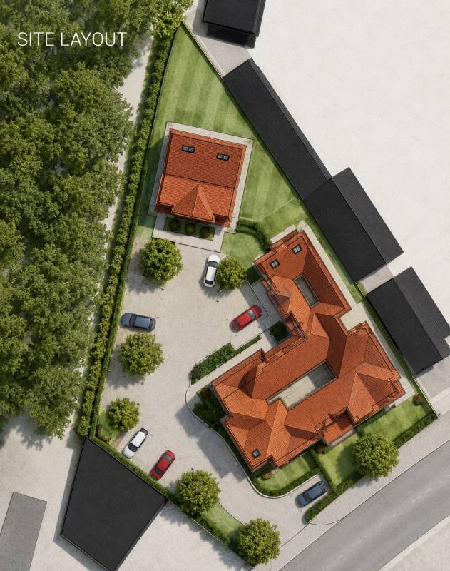 Site plan Melville Mews#