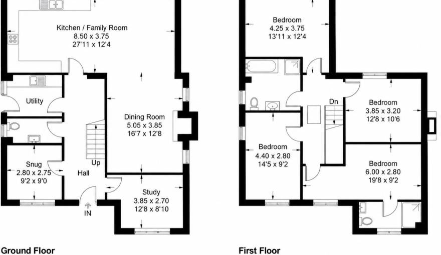 Plans Tudor House