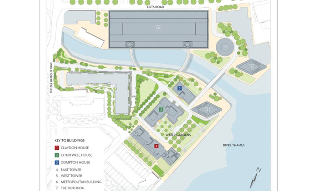 Site plan Chelsea Waterfront#