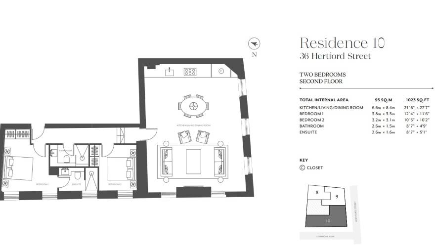 Plans 36 & 37 Hertford Street Residences