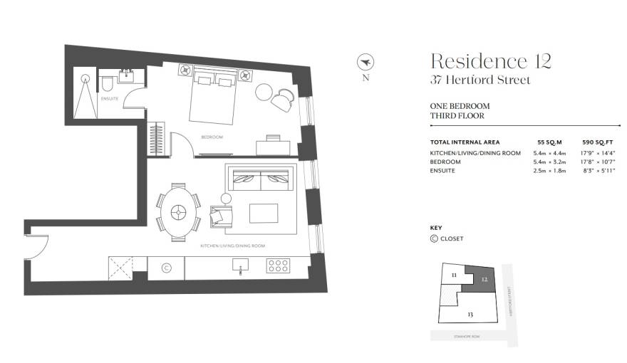 Plans 36 & 37 Hertford Street Residences