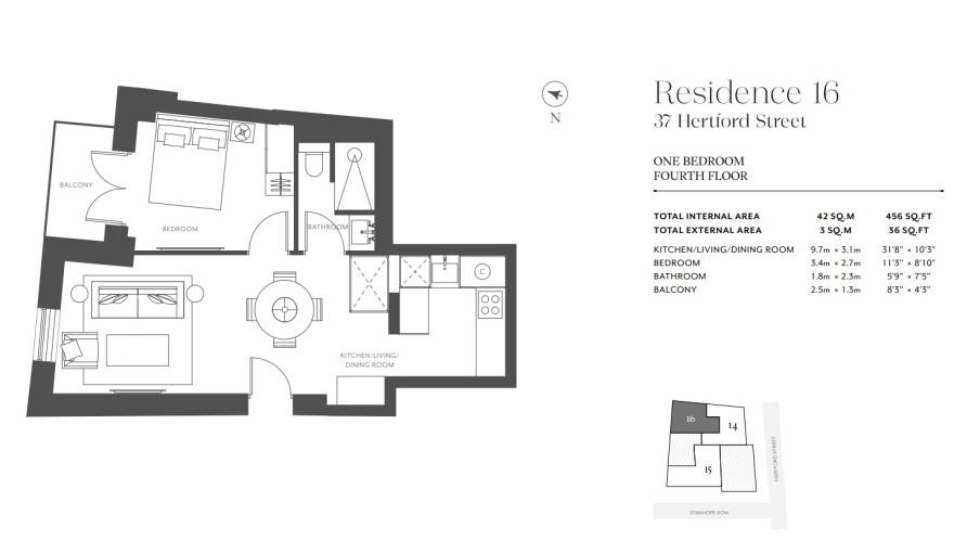 Plans 36 & 37 Hertford Street Residences