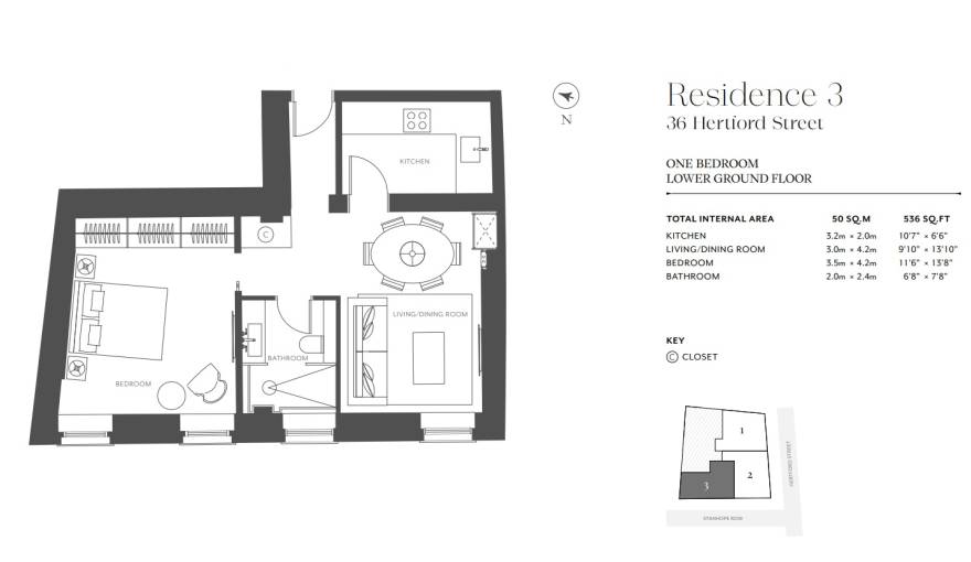 Plans 36 & 37 Hertford Street Residences
