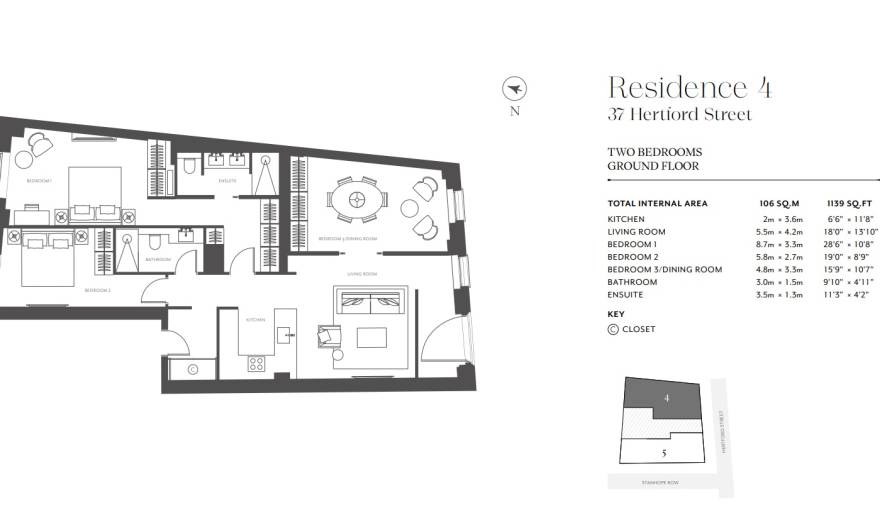 Plans 36 & 37 Hertford Street Residences